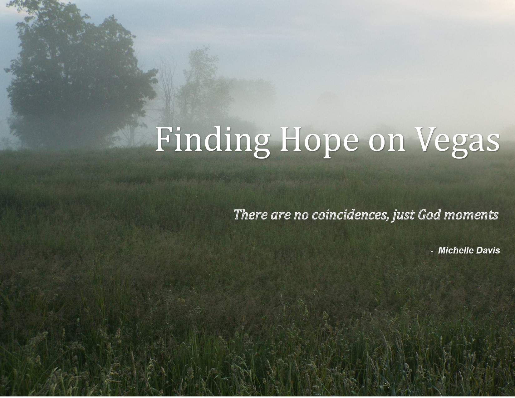FINDING HOPE ON VEGAS POSTER 1